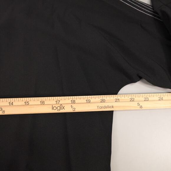 Womens Top Large Black Bell Sleeve Tie Cuff Whimsigoth Fairy Witchy - Picture 14 of 16